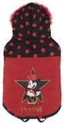 Палто за Куче Minnie Mouse Черен Червен XXS