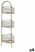 Лавица Златен Метал 21,2 x 97 x 28,5 cm (4 броя)