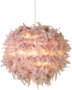 Searchlight 70393PI - Абажур за полилей KATE E14/E27, Ø 50 см, розов