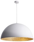 Пендел SFERA 1xE27/60W/230V Ø 35 см бял/златист