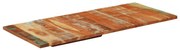 286058 vidaXL Правоъгълен плот за маса 60x140 см 25-27 мм регенериран масив