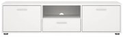 Бяла маса за телевизор 147x38 cm Media - Tvilum