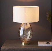 Endon 101150 - Димируема настолна лампа ERIN 1xE27/10W/230V бяла/димчато бежова