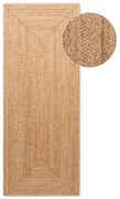 Двустранна/ръчно изработена ютена пътека в естествен цвят 80x200 cm Sharmila Natural Brown – Hanse Home
