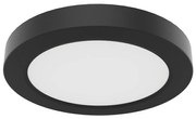 LED таванно осветително тяло EVORA LED/6W/230V 3000/4000/6000K Ø 14 см черно