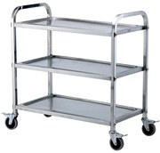 Метална количка 3 нива голяма 85x45x89cм 079B(L) GX