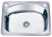 Кухненска мивка ICK D6248P/6046, алпака, единична, 61.5x47.5см