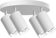 LED RGBW димируемо точково осветително тяло за баня TURYN 4xGU10/6W/230V IP44 бяло