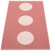 Светлочервен килим за открито и закрито 70x120 cm Vera Pop Blush – Pappelina