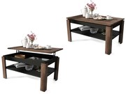 АСТИ-П Кафяв дъб/Черен - МОДЕРНА МАСА/МАСА С ПОВДИГАЩ СЕ МЕХАНИЗЪМ