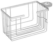 Рафт за баня без пробиване от неръждаема стомана в блестящо сребрист цвят Valognes – Wenko