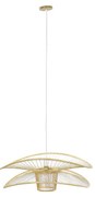 Полилей DKD Home Decor Естествен Бамбук 50 W 80 x 80 x 29 cm