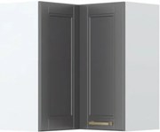 Висящ ъглов шкаф Tahoma V7-UG-2K-Graphite