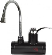 Нагревател за вода с гъвкав чучур Rosberg R57100BF, 3600W, С дисплей, До 60C, За стена, Черен