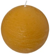 Свещ без аромат atmosphera Olia, Топка, 10 cm - Жълт