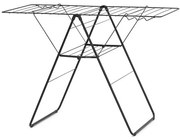 Сушилник за дрехи Brabantia Hangon 1004165, 20 м, 6 закачалки, Регулируем, Заключване за деца, Черен/мат