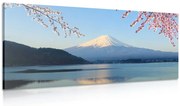 Картина на платно – Изглед от езерото към Фуджи