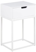 Нощно шкафче CARLY, бяло