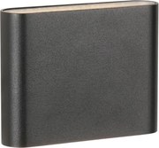 Zuma Line SJ22621- LED Екстериорен аплик SHADOW LED/12W/230V IP65 черен