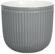 Сива керамична саксия Alice, ø 14 cm - Green Gate