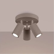 Brilagi - LED точково осветително тяло CRESTO 3xGU10/10W/230V таупе