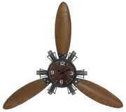 Стенен часовник Home ESPRIT Кафяв Черен Метал Дървен MDF Vintage 121 x 7 x 106 cm