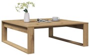 856691 vidaXL Кафе маса, дъб артизан, 100x100x35 см, инженерно дърво