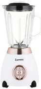 Блендер Laretti LR-FP7310, 500W, 1.5 л, Ножове от неръждаема стомана, 2 скорости + импулс, Заключващ механизъм, Бял