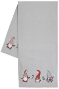 Памучна покривка за маса с коледен мотив 33x220 cm Gnomes - Catherine Lansfield