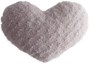 Декоративна възглавница atmosphera Heart, Букле, 28x36 cm - Розов