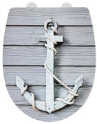 WENKO 23536100-WC тоалетно седало RELIEF 36,5x45 см пъстро/сребристо