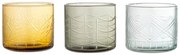 Стъклени чаши в комплект от 3 бр. 300 ml Jozefina – Bloomingville