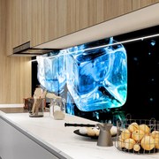 Арт гръб за кухня - Кубчета лед