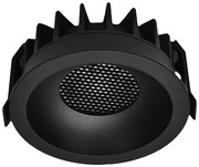 LED вградено осветително тяло 18W 230V 3000/4000/6400K Ø10,6 см черно