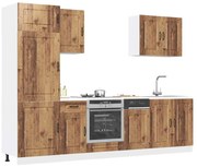 3314769 vidaXL Комплект кухненски шкафове от 7 части Kalmar, инженерно дърво