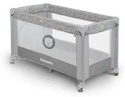 Lionelo - Детско креватче за пътуване STEFI сив