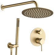 Душ система за вграждане Rea Lungo Grip Gold Brush