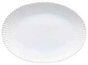 Бяла керамична чиния за сервиране 37x51 cm Pearl - Costa Nova