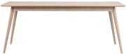 Сгъваема маса за хранене с плот от дъб 190x90 cm Yumi - Rowico