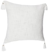 Декоративна калъфка за възглавница atmosphera Slub, 40x40 cm, Бял