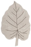Бежов ръчно изработен памучен детски килим подходящ за пране 120x180 cm Monstera Natural – Lorena Canals
