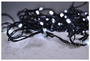 Solight 1V53-W - LED коледен гирлянд 50 LED/8 функции/3xAA 8м IP44 студена бяла