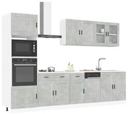 3314755 vidaXL Комплект кухненски шкафове от 7 части Kalmar, инженерно дърво