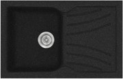 Мивка Sanitec 337-Granite Black