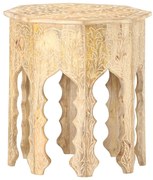 320372 vidaXL Странична маса Ø48 см мангово дърво масив