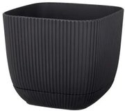 Horecano - Квадратна саксия №4 - 19.3x19.3xh17cm 4L АНТРАЦИТ (G-384-A)