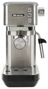 Еспресо машина Ariete ESPRESSO METAL SLIM 1380/10, 1300W, 15 bar, 1.1 л, Персонализиране на дължината на кафето, Инокс