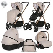 Бебешка количка 3в1 INFINITY LORELLI - Beige SAND