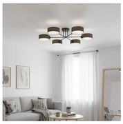 Плафонен полилей MAGA 6xE14/10W/230V кафяв