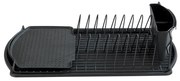 WENKO 54767100 - Отцедник за съдове BASIC 47,5 x 26,5 см черен